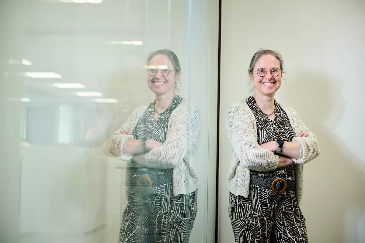 Lachen Irma lacht op foto